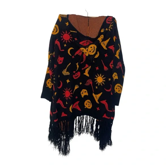 Her Universe Black and Orange Halloween Cardigan - Picture 2 of 5
